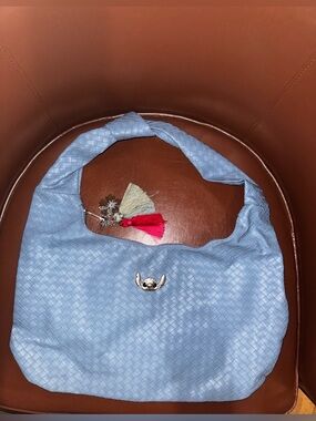 Disney Stitch Face Metal Badge Handbag Bioworld